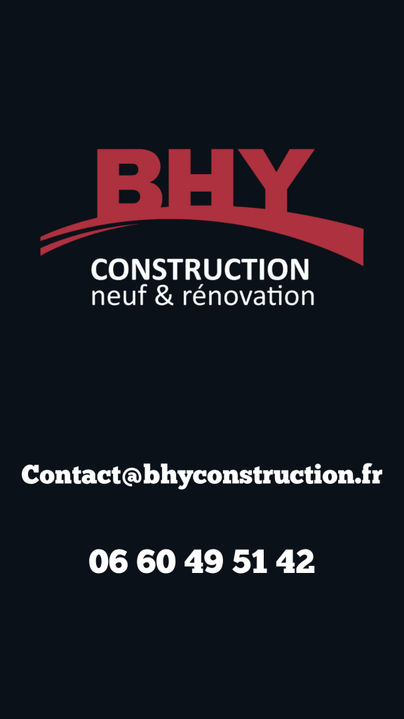 Logo BHY Construction, contact pour devis artisan bâtiment Mâcon.